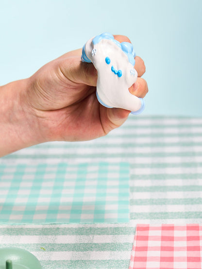 Blue Puppy Cake Squishy Toy