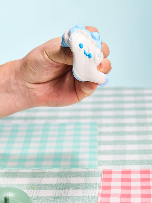 Blue Puppy Cake Squishy Toy