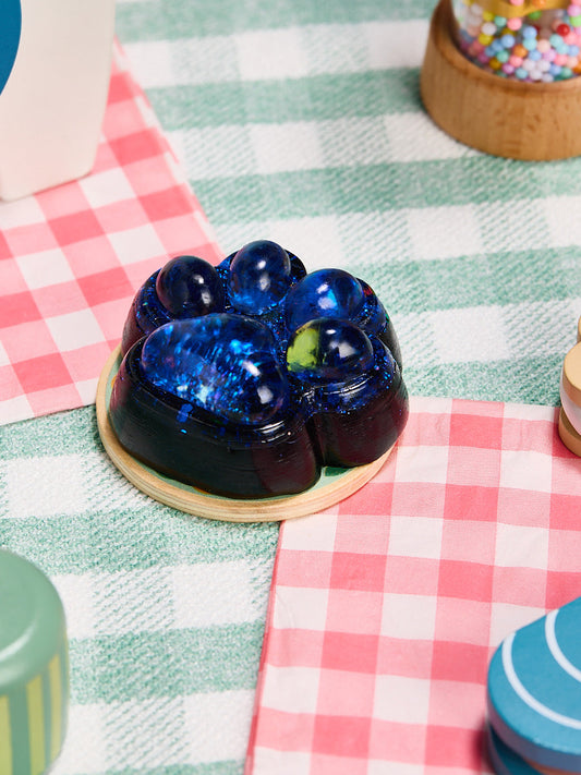 Transparent-black-blue Paw Squishy Toy