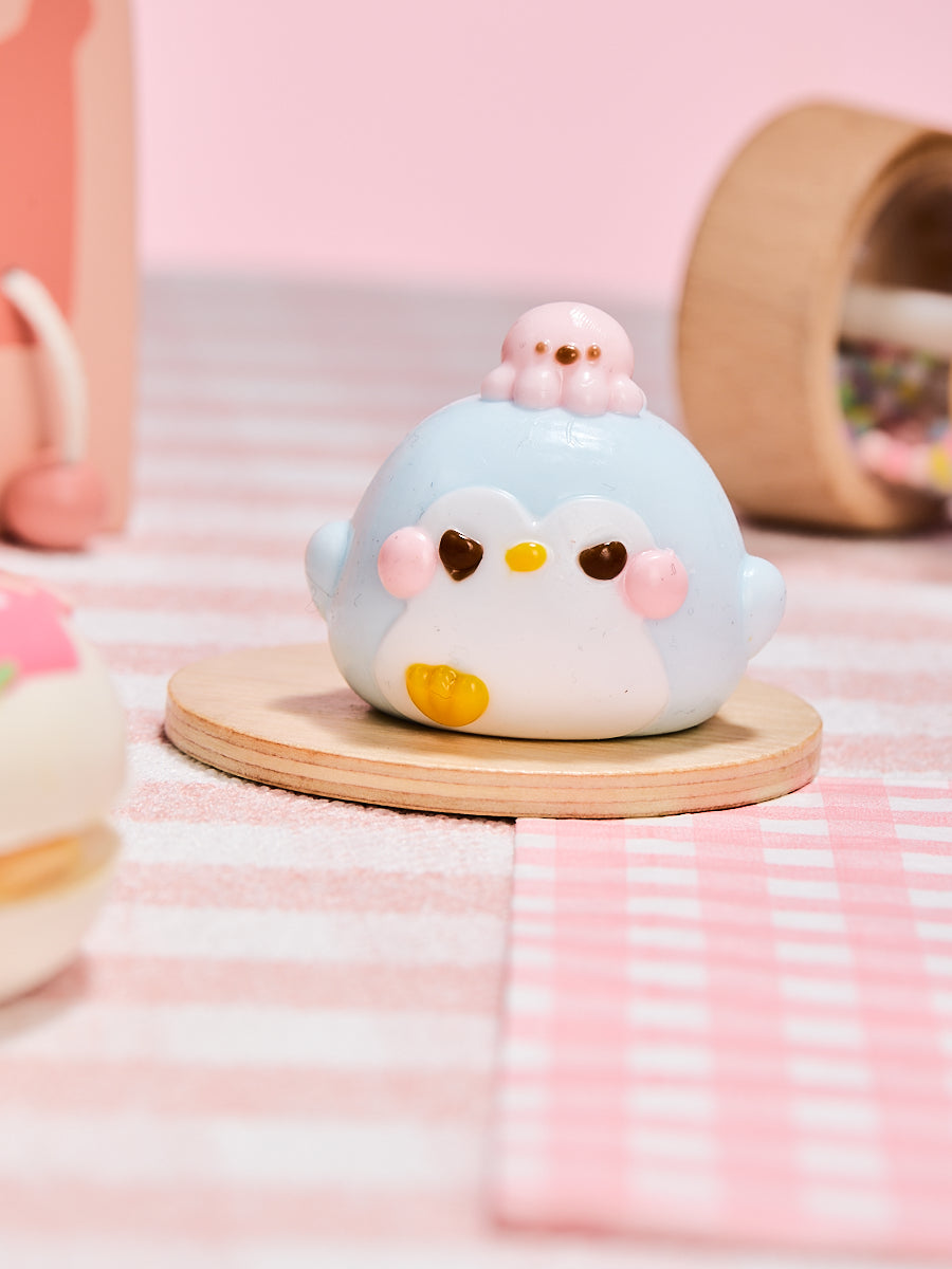 Cute Light Blue Penguin Squishy Toy