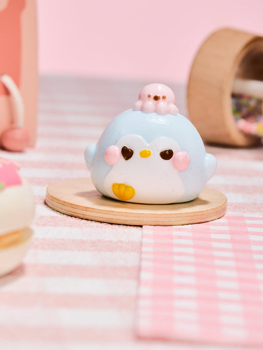 Cute Light Blue Penguin Squishy Toy