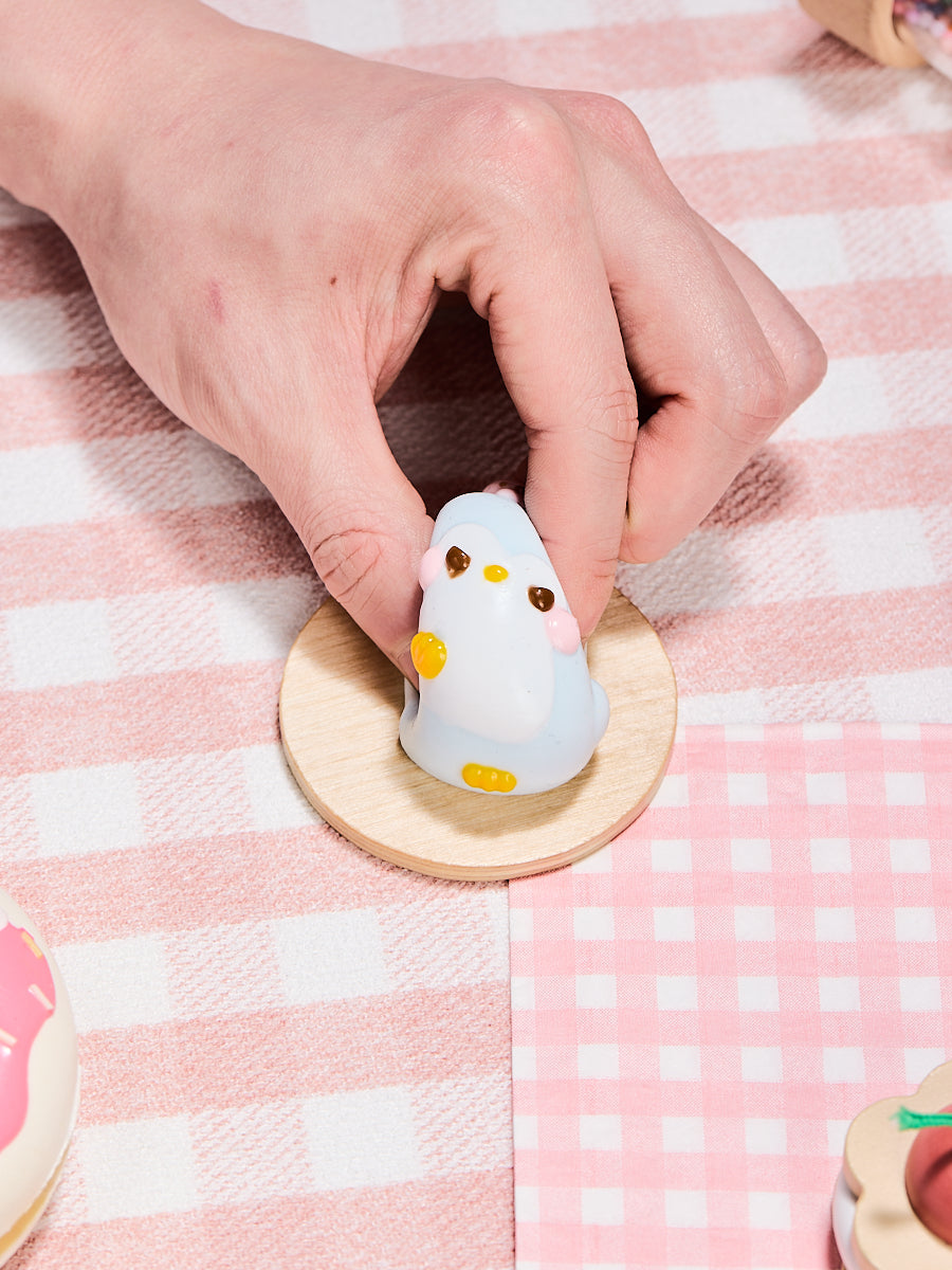 Cute Light Blue Penguin Squishy Toy