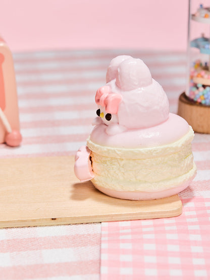 Pink Melody Macaron Squishy Toy