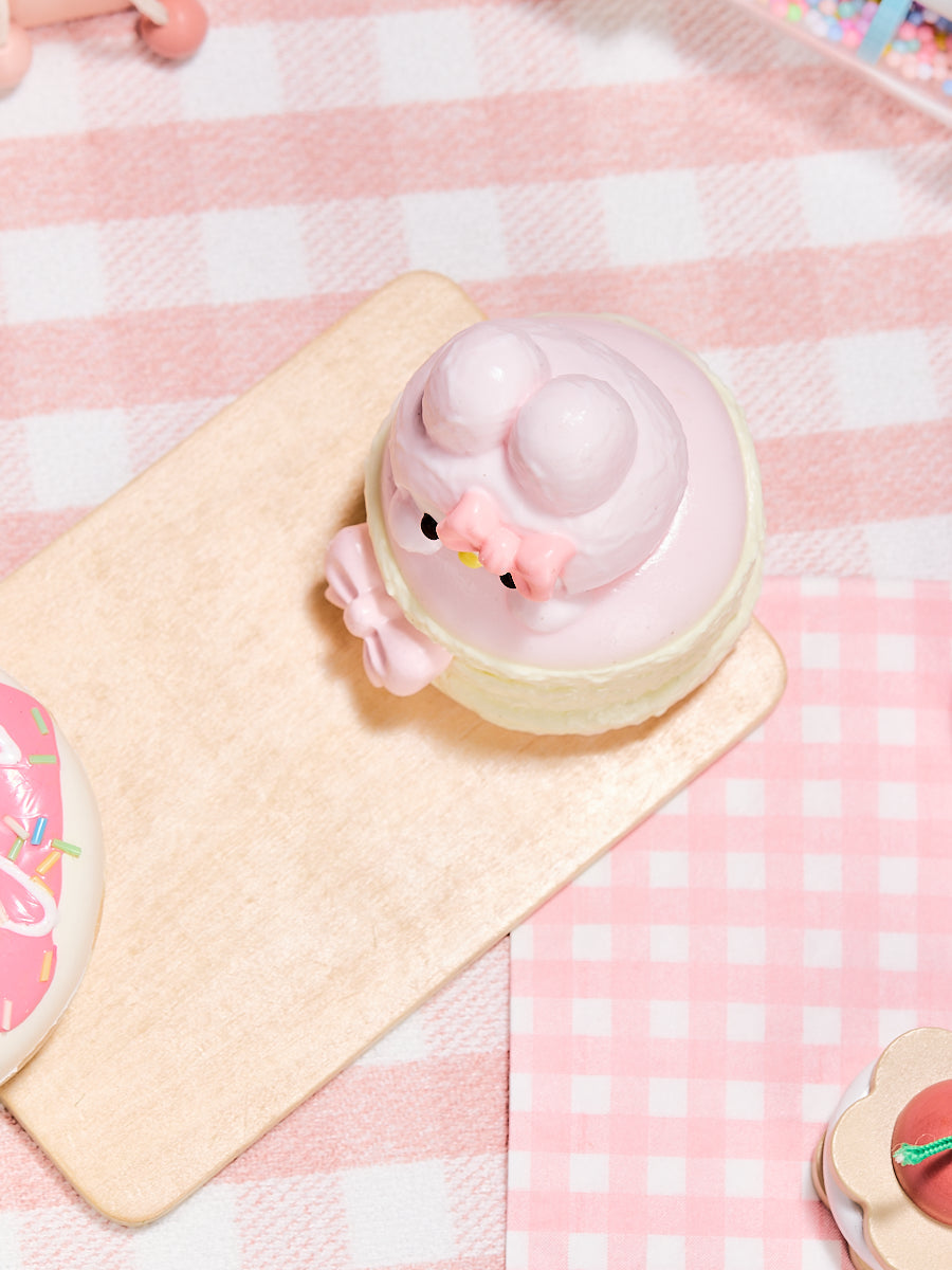 Pink Melody Macaron Squishy Toy