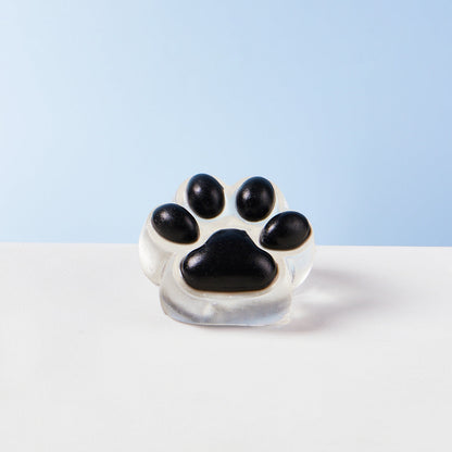 Transparent-black Paw Squishy Toy