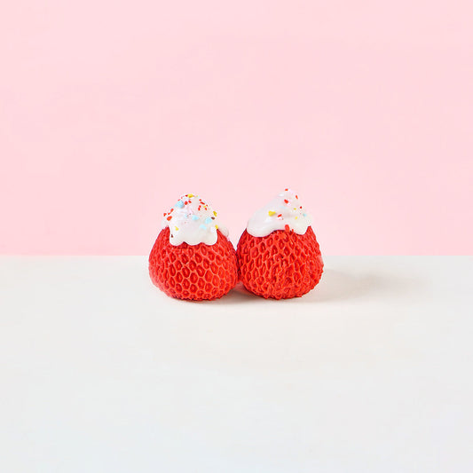 Cute Dual Strawberries Squishy Toy