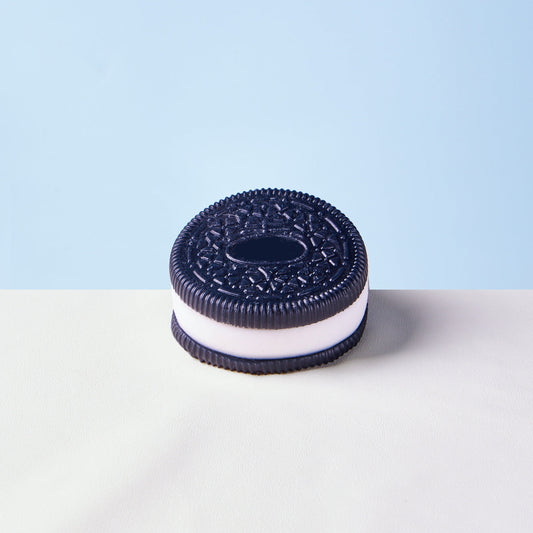 Medium Black-white Cookie Sandwich Squishy Toy