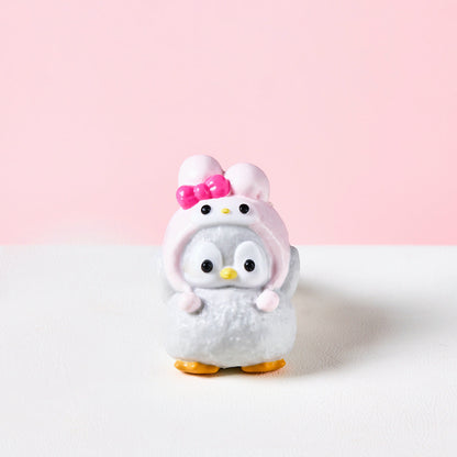 Cute Penguin with Melody Hat Squishy Toy