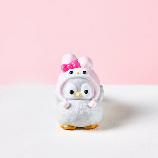 Cute Penguin with Melody Hat Squishy Toy