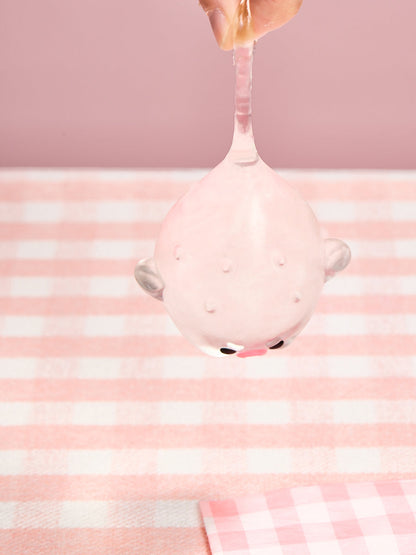 Transparent Pufferfish Squishy Toy