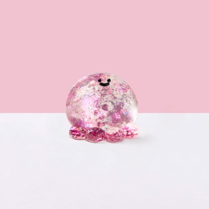 Blingbling Fuchsia Octopus Squishy Toy