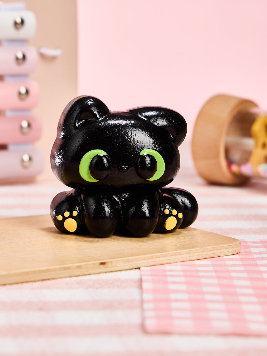 Black Cat Kitten Squishy Toy
