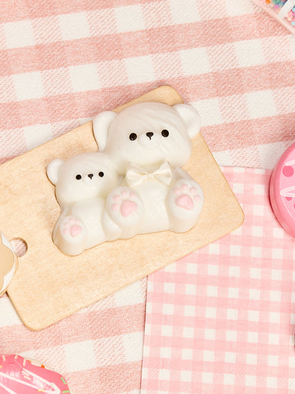 Parent-child White Bear Set Squishy Toy