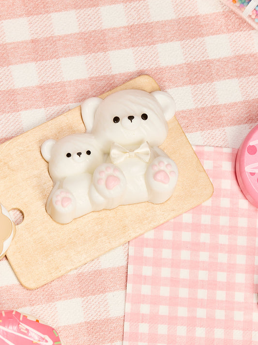 Parent-child White Bear Set Squishy Toy