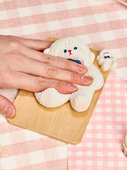 Parent-child White Lamb Set Squishy Toy