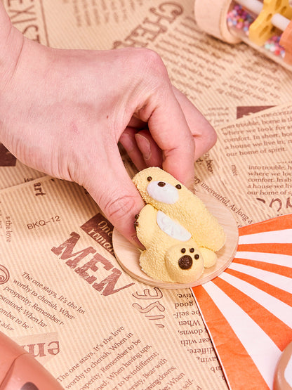 Light Yellow Bear Squishy Toy