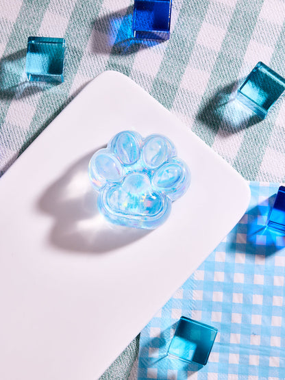 Blingbling Blue Paw Squishy Toy