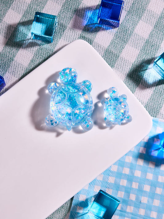 Blingbling Blue Cute Turtle Squishy Toy