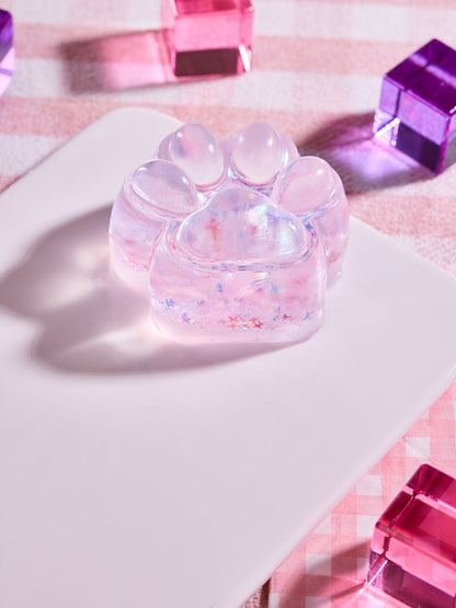 Blingbling Purple Paw Squishy Toy