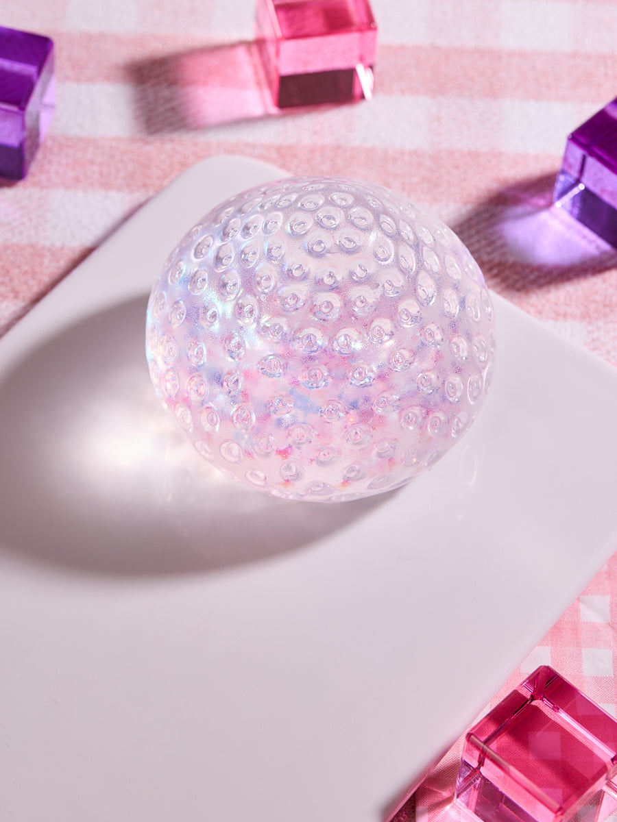 Blingbling Purple Strawberry Squishy Toy