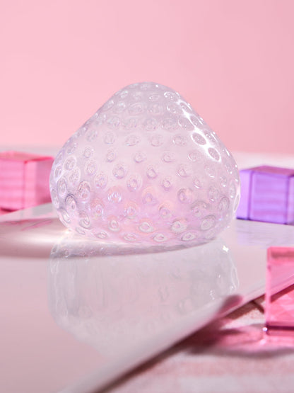 Blingbling Purple Little Strawberry Squishy Toy