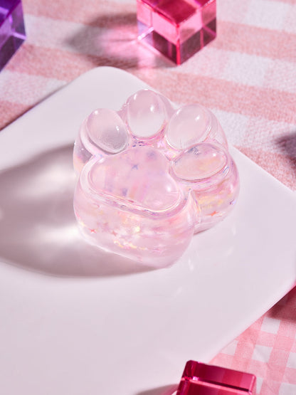 Blingbling Pink Paw Squishy Toy