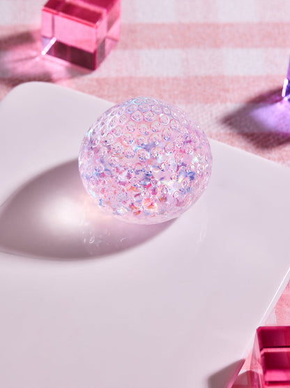 Blingbling Purple Little Strawberry Squishy Toy