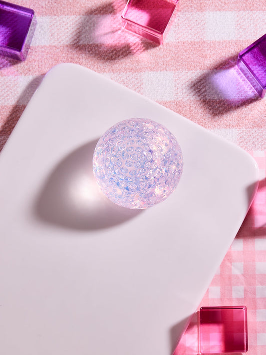 Blingbling Purple Strawberry Squishy Toy