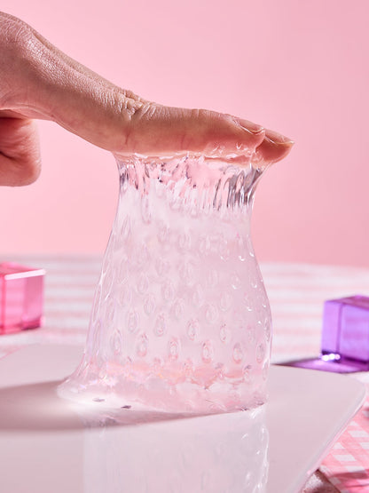 Blingbling Pink Strawberry Squishy Toy