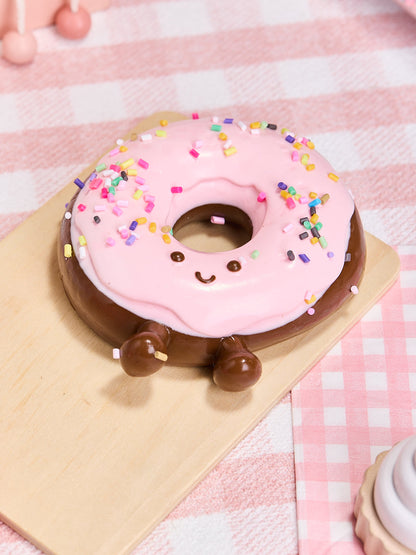 Cute Chocolate-pink Donut Squishy Toy