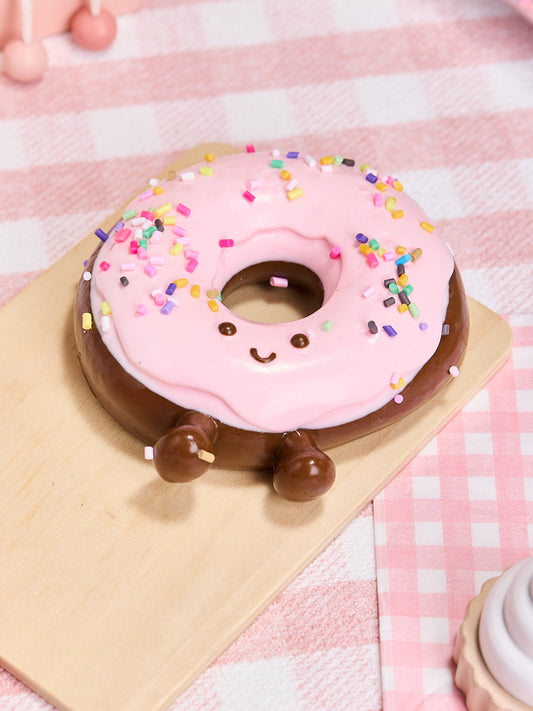 Cute Chocolate-pink Donut Squishy Toy