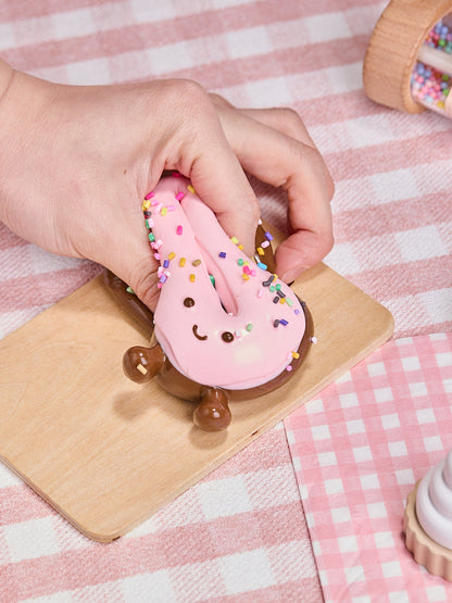 Cute Chocolate-pink Donut Squishy Toy