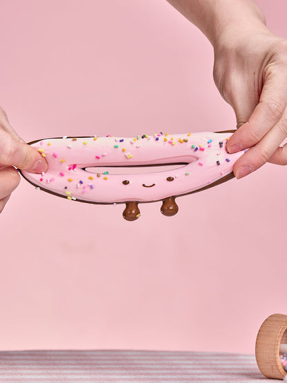 Cute Chocolate-pink Donut Squishy Toy