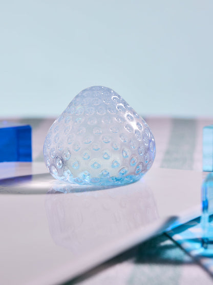 Blingbling Blue Little Strawberry Squishy Toy