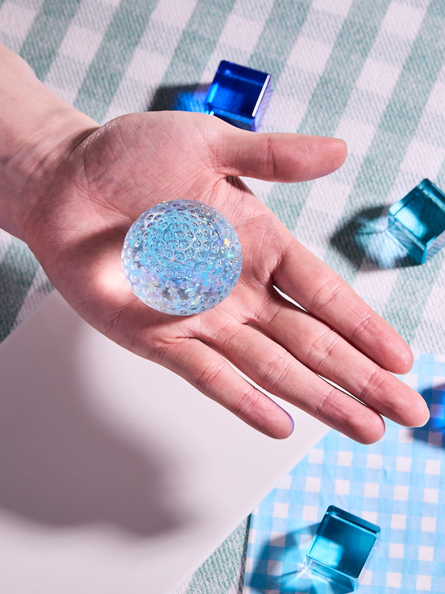Blingbling Blue Little Strawberry Squishy Toy