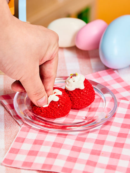 Cute Dual Strawberries Squishy Toy