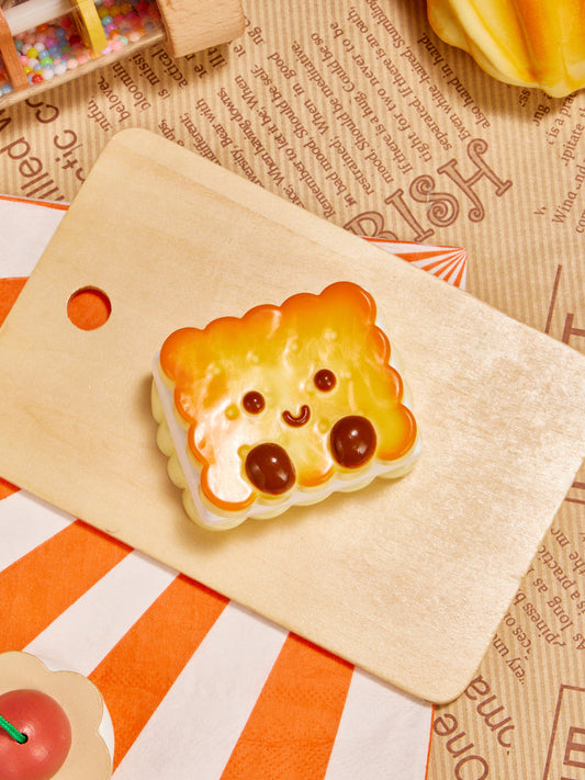 Cute Square Cookies Squishy Toy