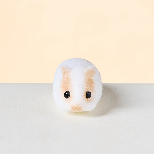 Flocked Mini Guinea Pig Squishy Toy