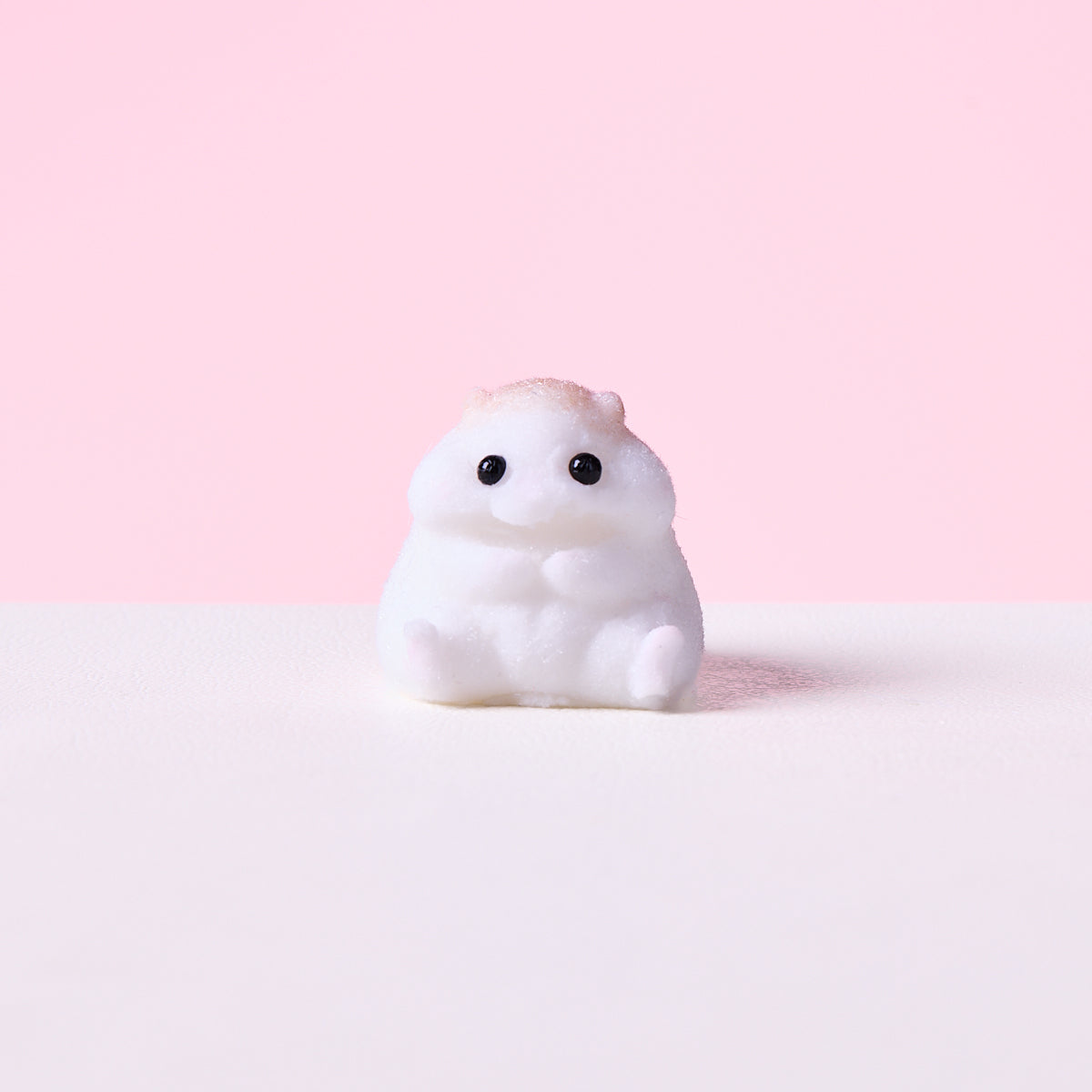 Flocked Mini Hamster Squishy Toy