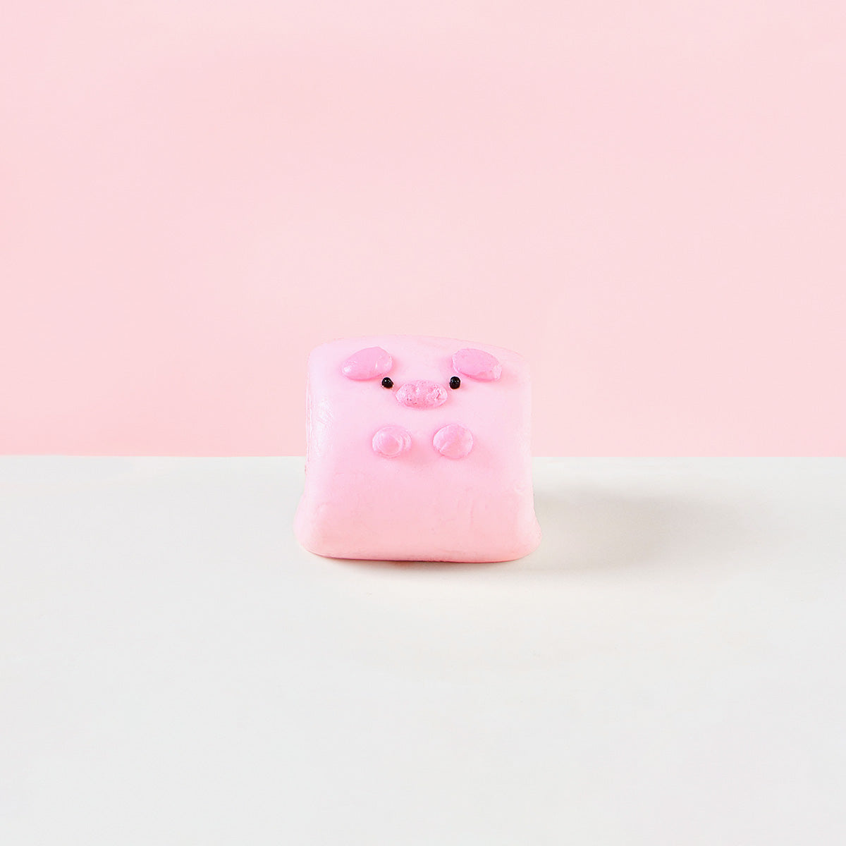Pink Pig Bun Squishy Toy