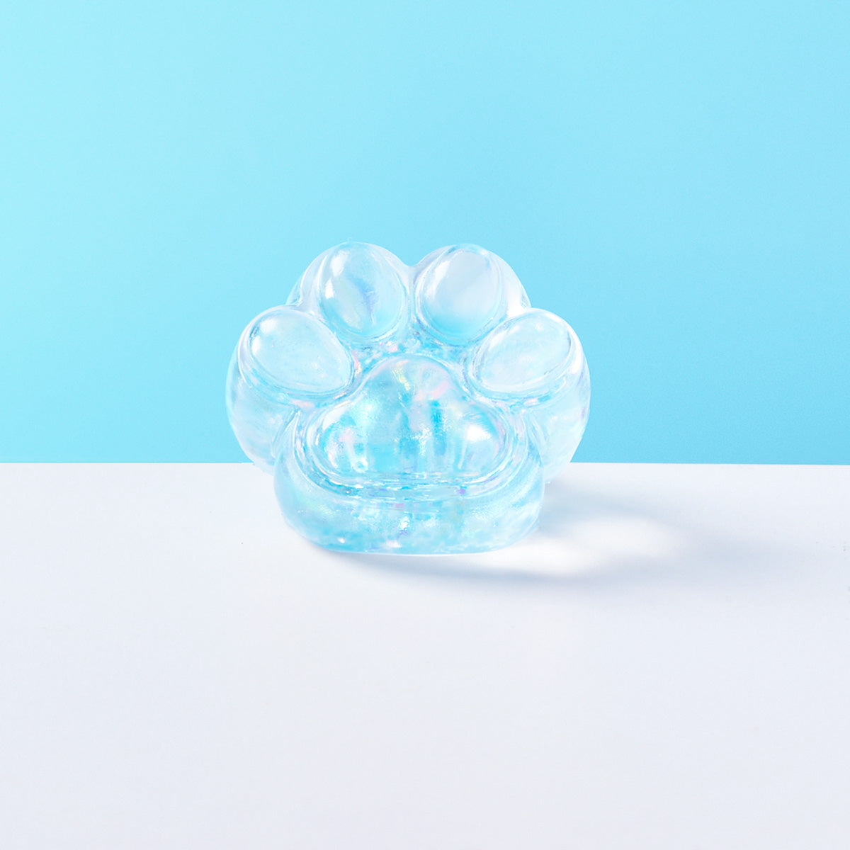 Blingbling Blue Paw Squishy Toy