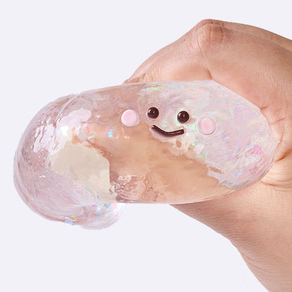 Blingbling Clear Octopus Squishy Toy