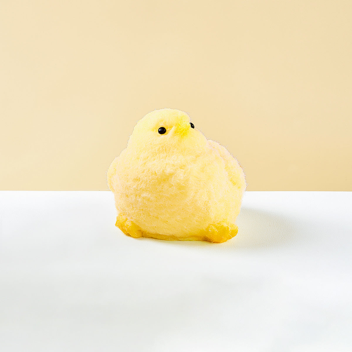 Flocked Chick Squishy Toy