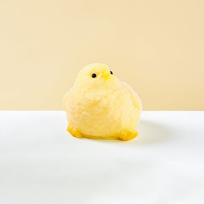Flocked Chick Squishy Toy
