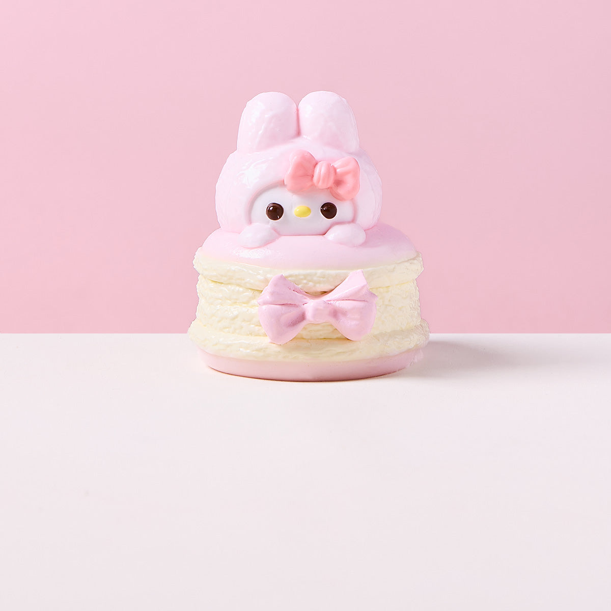 Pink Melody Macaron Squishy Toy