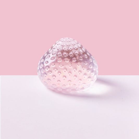 Blingbling Pink Strawberry Squishy Toy