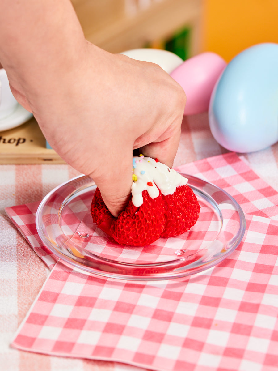 Cute Dual Strawberries Squishy Toy