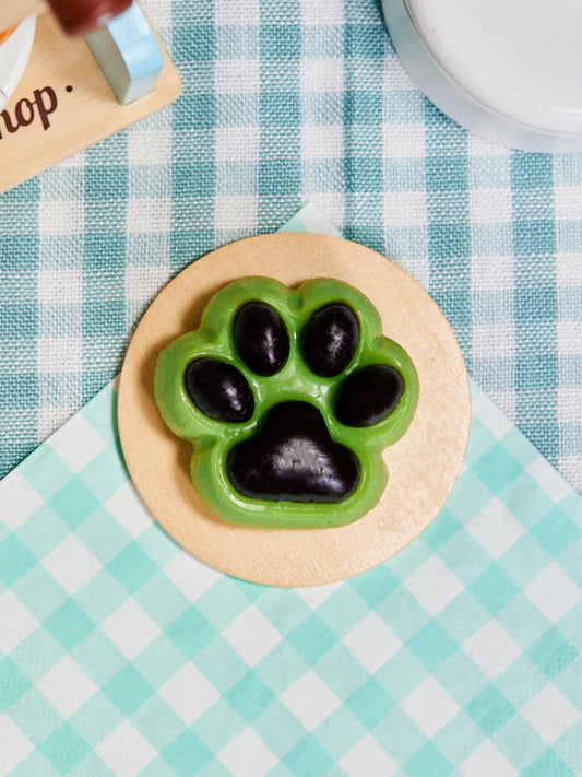 Green-black Cat Paw Squishy Toy
