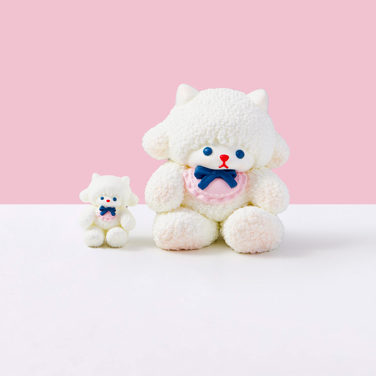 Parent-child White Lamb Set Squishy Toy
