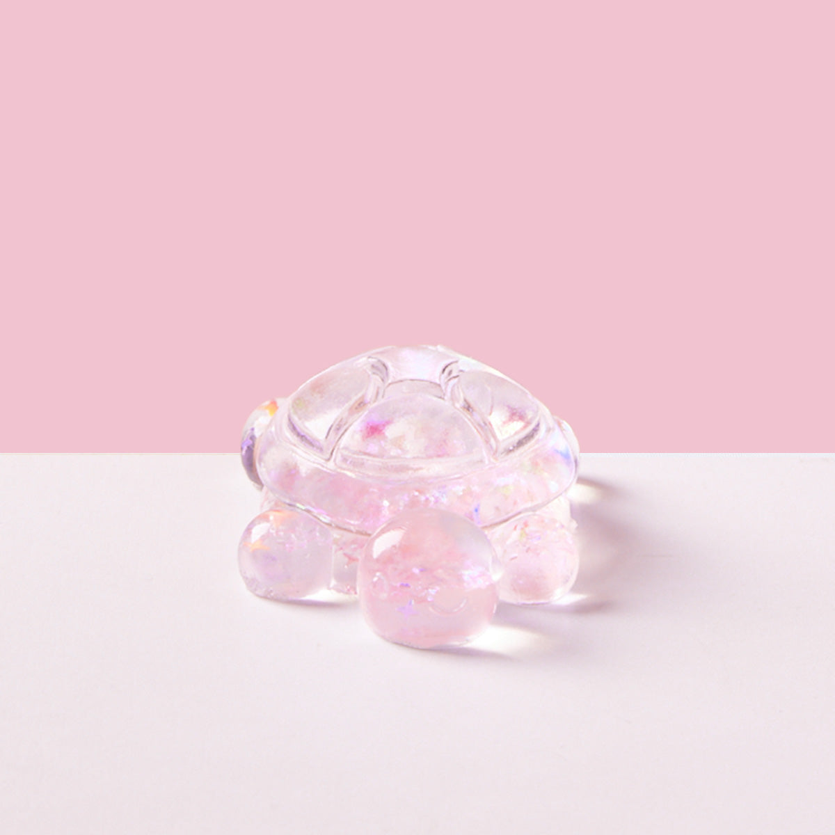 Blingbling Pink Turtle Squishy Toy